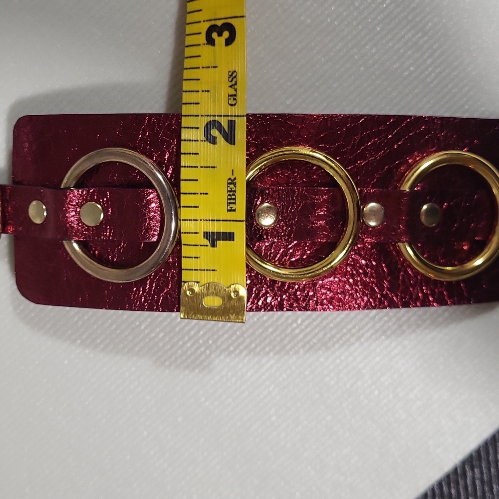 NWOT Leather & Brass Artisan Crafted Wrist Cuff - Picture 9 of 16